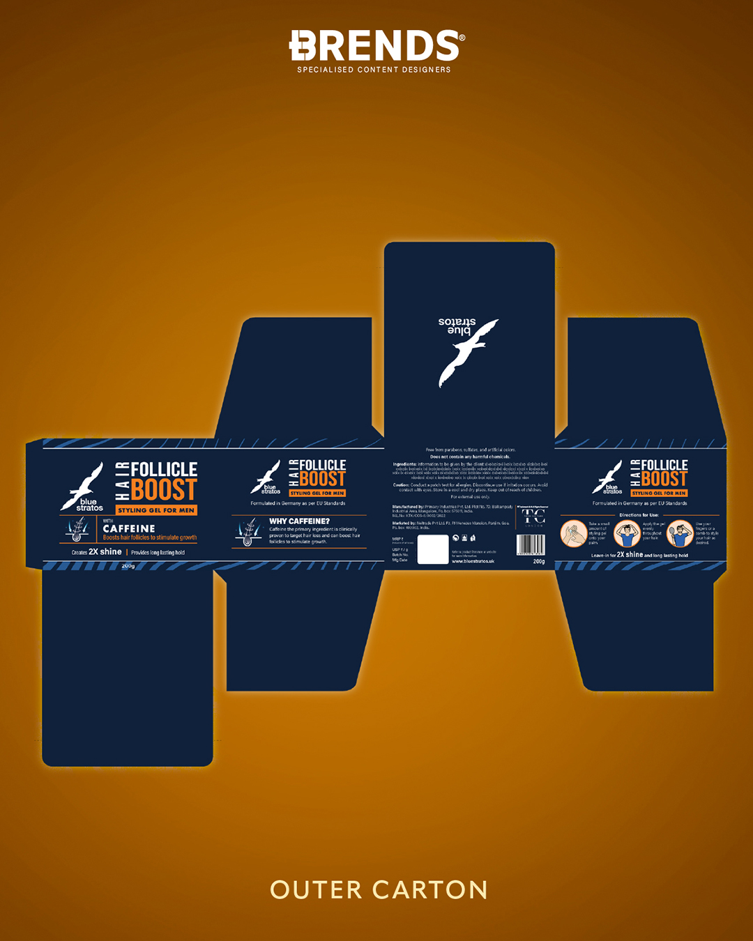 Ready to launch your next big product?
Your packaging will make the first impression count.
Blue Stratos, a leading UK men’s grooming brand, partnered with Brends to create the identity for their new Hair Follicle Boost range.
With three decades of design experience, we shaped the entire look—labels, cartons, inserts, and a unified style across the line—building packaging that informs, engages, and sells.
At Brends, design is more than aesthetics. It’s strategy, storytelling, and brand power.
From packaging to catalogs, websites to social content—we craft ideas that move businesses forward.
📞 Connect Selson on WhatsApp: 9820917149
📩 brends.connect@gmail.com
🌐 www.brends.in
👍 Follow ‘Brends.in’ on Instagram, Fb & LinkedIn.
#newproduct #productlaunch #smallbusiness #entrepreneur #innovation #Pune #Mumbai #Goa