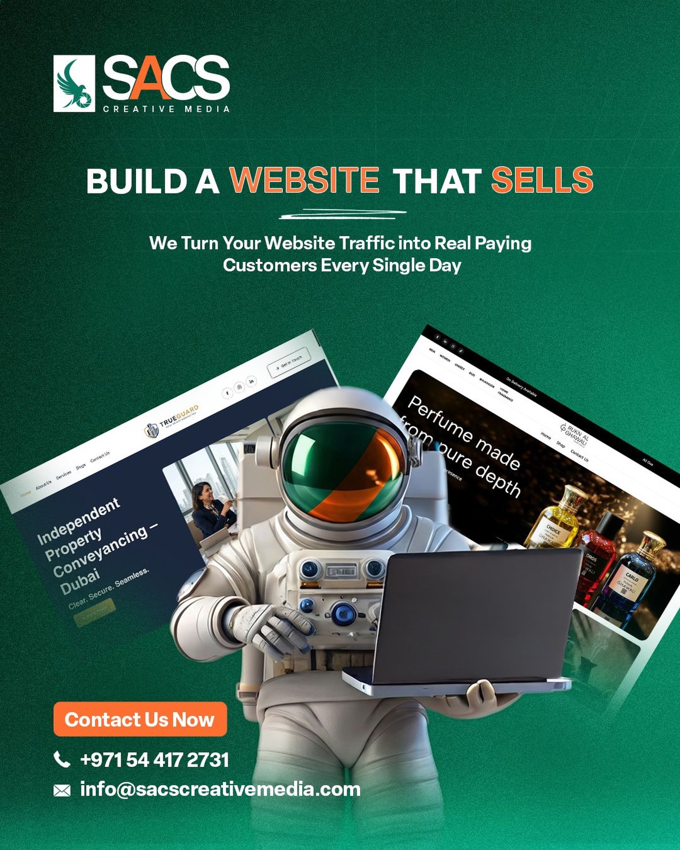 Stop settling for a digital brochure. Start buildi…