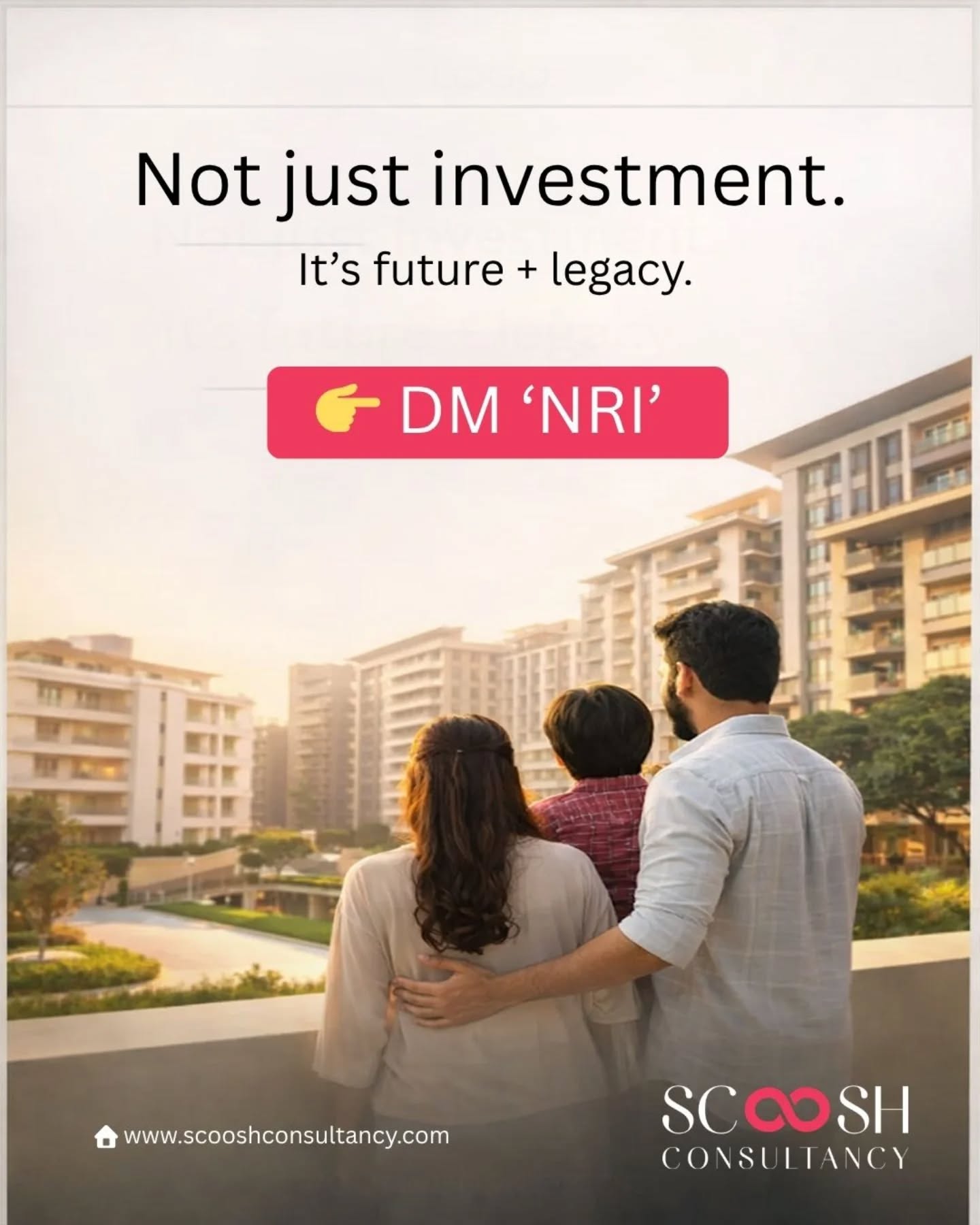 NRIs are no longer just investing in India—they’re investing strategically.
From global exposure to tapping into one of the world’s fastest-growing economies, the shift is clear:
💰 Earn in dollars
📈 Invest in rupees
🏡 Build strong, tangible assets
This isn’t just about returns—it’s about future security, legacy creation, and smart wealth positioning.
India offers real demand, real growth, and real opportunities—and NRIs are making the move at the right time.
Ready to invest smartly back home? DM “NRI” to get started.
#NRIInvestment #InvestInIndia #GlobalToLocal #RealEstateIndia #WealthCreation NRIWealth SmartInvesting IndiaGrowthStory DollarToRupee LegacyBuilding PropertyInvestment NRIRealEstate FuturePlanning HighGrowthIndia ScooshConsultancy InvestmentStrategy PassiveIncomeIndia AssetBuilding IndianEconomy NRIInvestor