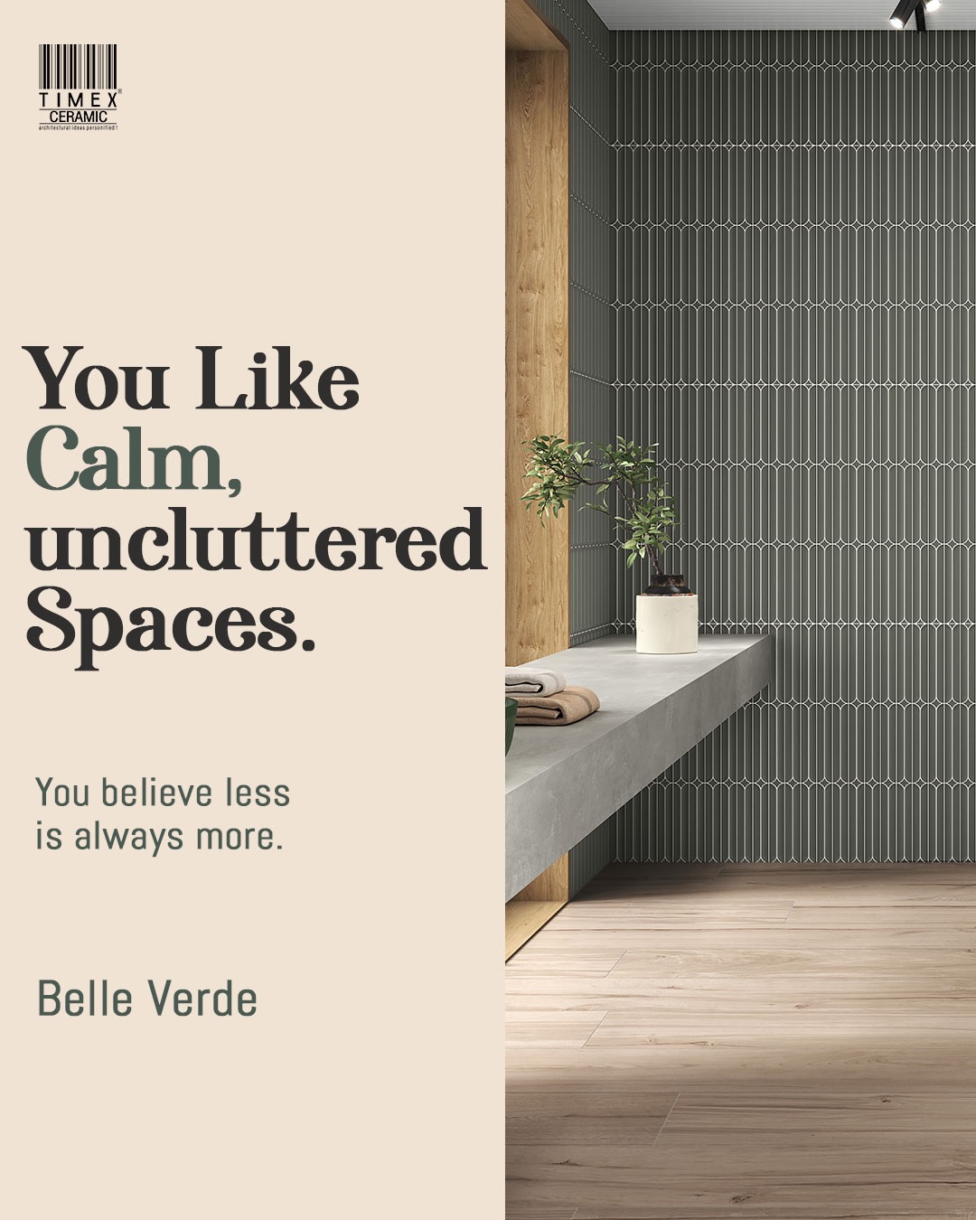 Your design choices say more about you than you think.
Some people are drawn to calm, understated surfaces. Others instinctively choose bold textures, timeless classics, or statement pieces that define a space.
The tiles we love often reflect the way we approach design itself.
Whether you’re designing a home, a boutique hotel, a café, or a commercial space, the right surface isn’t just about colour or pattern. It’s about creating an atmosphere that feels unmistakably yours.
Swipe through and discover which Timex Ceramic tile matches your design personality.
We’re curious… which one are you? 👇
#TimexCeramic #InteriorDesign #TileDesign #ArchitecturalSurfaces #InteriorInspiration