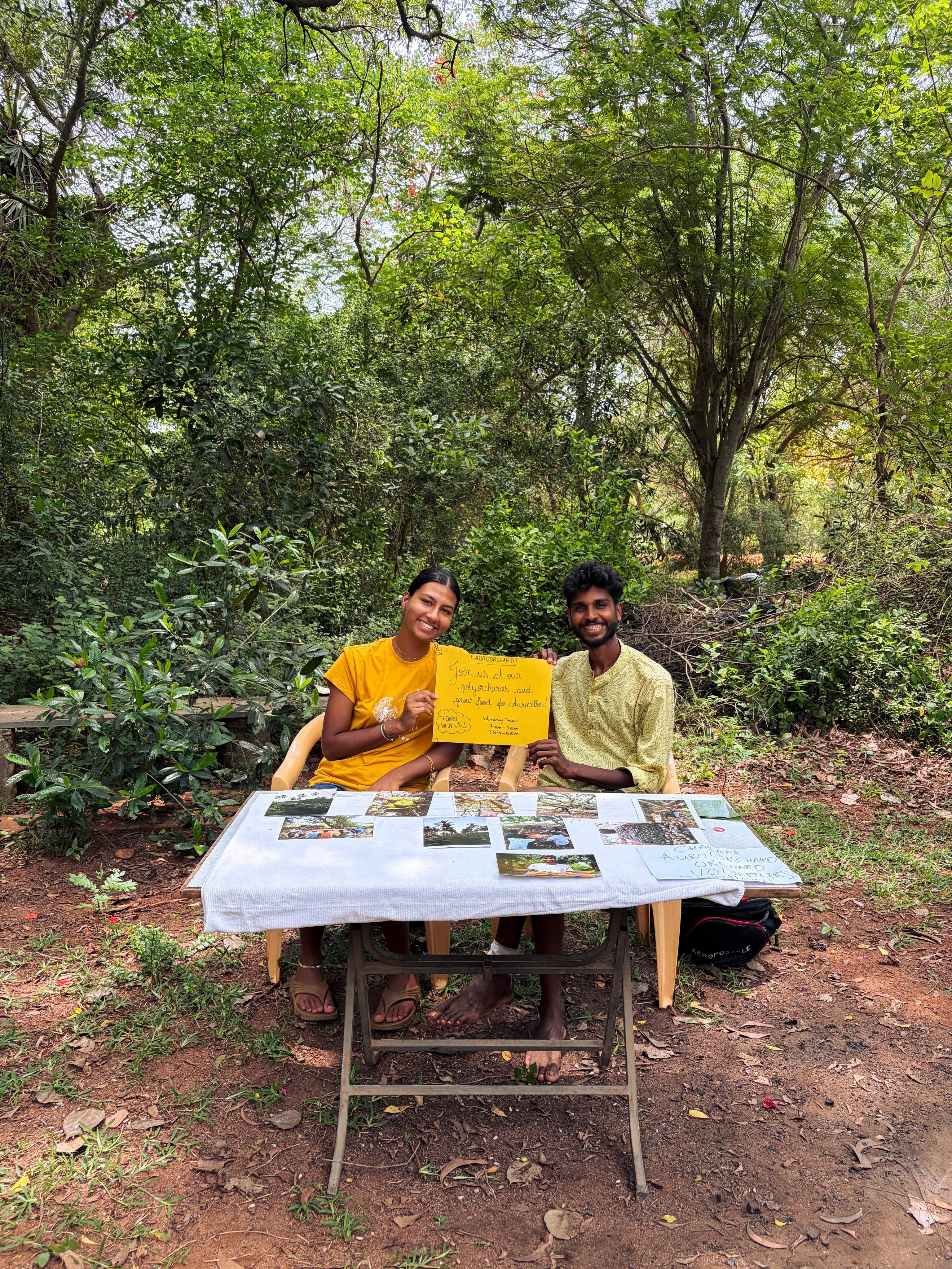 Volunteer at the farm! 🌴#organicfarming #auroville #aurovillelife #farminglife